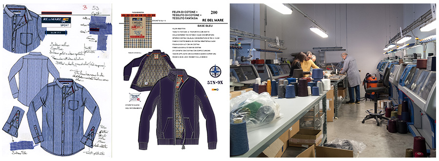 re del mare maglieria